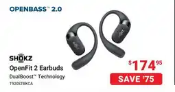 Visions Electronics SHOKZ OpenFit 2 Earbuds offer