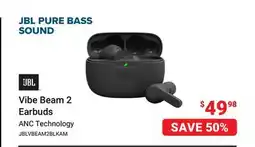 Visions Electronics JBL Vibe Beam 2 Earbuds offer