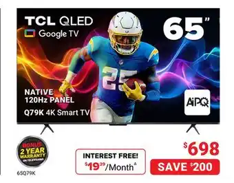 Visions Electronics TCL QLED Google TV offer