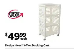 Michaels Design Ideas 3-Tier Stacking Cart offer
