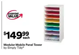 Michaels Modular Mobile Panel Tower by Simply Tidy offer