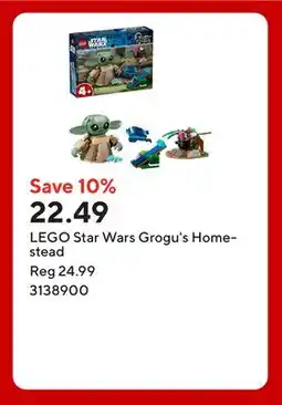 Staples LEGO Star Wars Grogu's Homestead offer