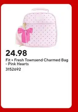 Staples Fit + Fresh Townsend Charmed Bag - Pink Hearts offer