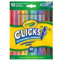 Staples Crayola Clicks Retractable Markers offer