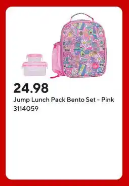 Staples Jump Lunch Pack Bento Set - Pink offer