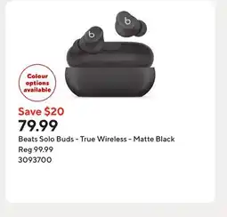 Staples Beats Solo Buds - True Wireless - Matte Black offer