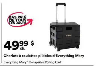 Michaels Chariots à roulettes pliables d'Everything Mary offer