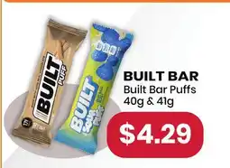 Healthy Planet BUILT BAR Built Bar Puffs 40g & 41g offer