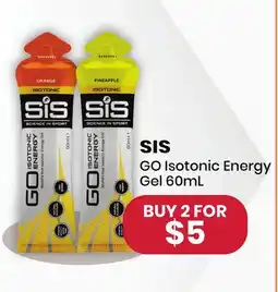 Healthy Planet SIS GO Isotonic Energy Gel offer
