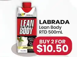 Healthy Planet LABRADA Lean Body RTD offer