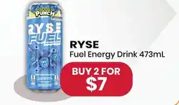 Healthy Planet RYSE Fuel Energy Drink offer