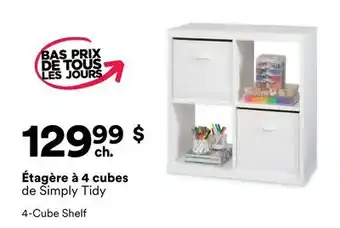 Michaels Étagère à 4 cubes de Simply Tidy offer