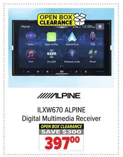 2001 Audio Video ILWX670 ALPINE Digital Multimedia Receiver offer