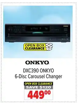 2001 Audio Video DXC390 ONKYO 6-Disc Carousel Changer offer