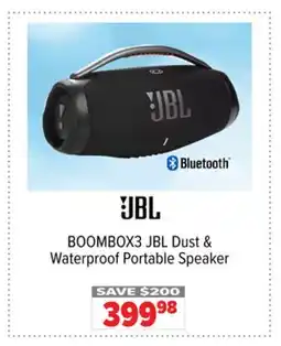 2001 Audio Video BOOMBOX3 JBL Dust & Waterproof Portable Speaker offer