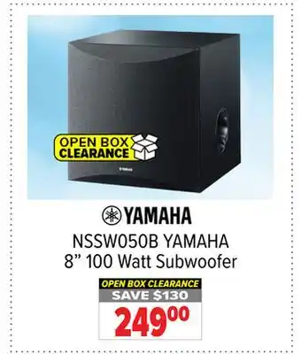 2001 Audio Video NSSW050B YAMAHA 8 100 Watt Subwoofer offer