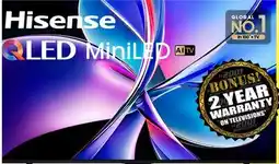 2001 Audio Video 65QD7QFM Hisense QLED MiniLED 65 offer