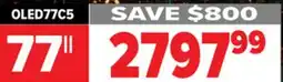 2001 Audio Video OLED77C5 LG 77 OLED evo AI C5 4K Smart TV 2025 offer