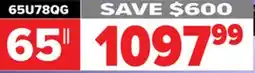 2001 Audio Video 65U78QG Hisense 65 U78QG Mini-LED Pro offer