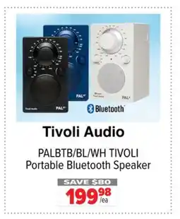 2001 Audio Video PALBTB/BL/WH Tivoli Audio TIVOLI Portable Bluetooth Speaker offer