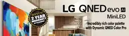2001 Audio Video 55QNED82B LG 55 QNED evo AI MiniLED offer
