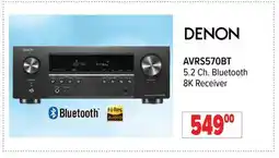 2001 Audio Video AVRS570BT 5.2 Ch. Bluetooth 8K Receiver offer