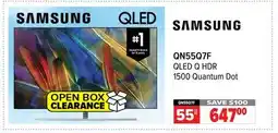 2001 Audio Video QN55Q7F Samsung QLED Q HDR 1500 Quantum Dot 55 offer