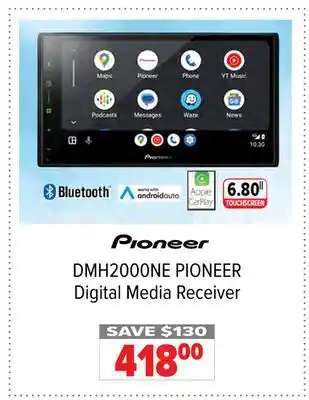 2001 Audio Video DMH2000NE PIONEER Digital Media Receiver offer