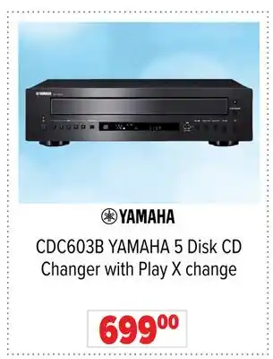 2001 Audio Video CDC603B YAMAHA 5 Disk CD Changer with Play X change offer
