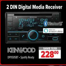 2001 Audio Video DPX505BT Kenwood 2 DIN Digital Media Receiver offer