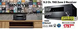 2001 Audio Video TXRZ50 ONKYO 9.2 Ch. THX Zone 2 Receiver offer