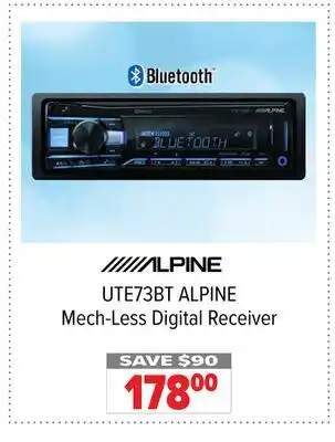 2001 Audio Video UTE73BT ALPINE Mech-Less Digital Receiver offer