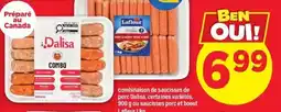 Maxi Combinaison de saucisses de porc dalisa, certaines variétés, ou saucisses porc et boeuf lafleur offer