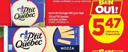 Maxi Barre de fromage ou râpé p'tit quebec offer