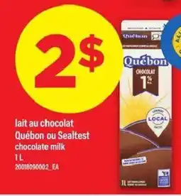 Maxi Lait au chocolat québon ou sealtest chocolate milk offer