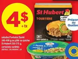 Maxi Salades fontaine santé ou pâté ou quiche st-hubert offer