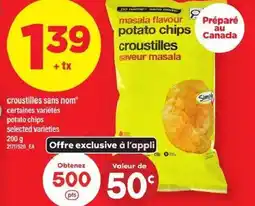 Maxi Croustilles sans nom potato chips offer