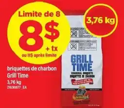 Maxi Briquettes de charbon grill time offer