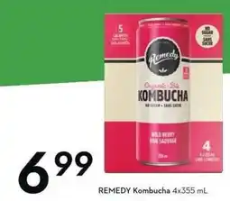 Sobeys REMEDY Kombucha offer