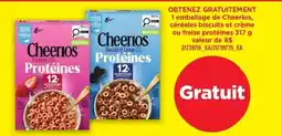 Maxi 1 emballage de cheerios, céréales biscuits et crème ou fraise protéines offer