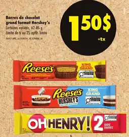 Maxi Barres de chocolat grand format hershey's offer