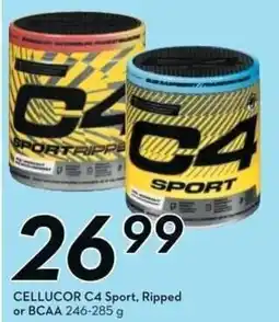 Sobeys CELLUCOR C4 Sport, Ripped or BCAA offer