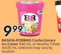 Sobeys BASKIN-ROBBINS Confectionary Ice Cream offer