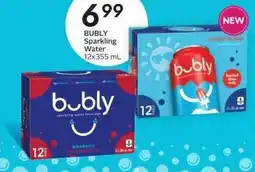Sobeys BUBLY Sparkling sparkling water beverage offer
