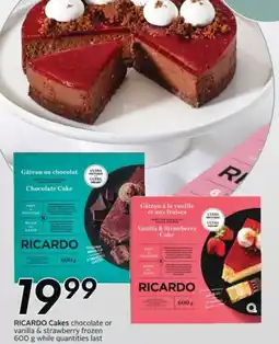 Sobeys RICARDO Cakes offer