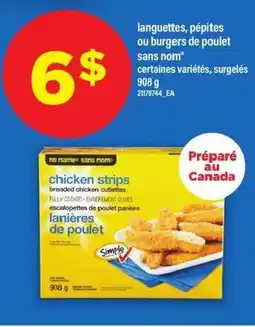 Maxi Languettes, pépites ou burgers de poulet offer