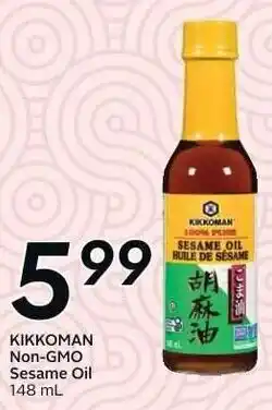 Sobeys KIKKOMAN Non-GMO Sesame Oil offer