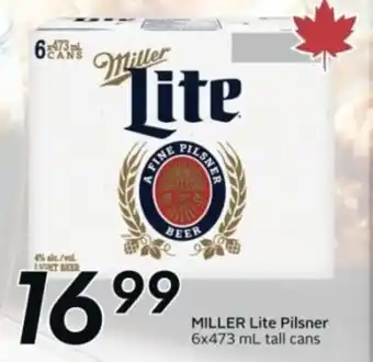 Sobeys MILLER Lite Pilsner offer