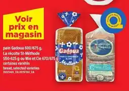 Maxi Pain gadoua , la récolte st-méthode ou mie et cie offer