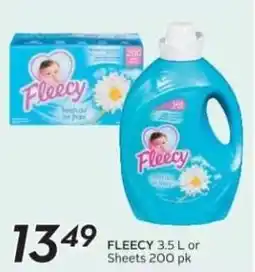 Sobeys FLEECY or Sheets offer